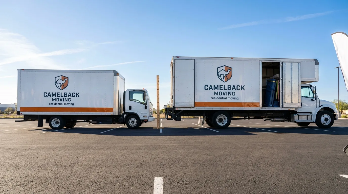Moving truck size capacity guide in Glenwood Springs